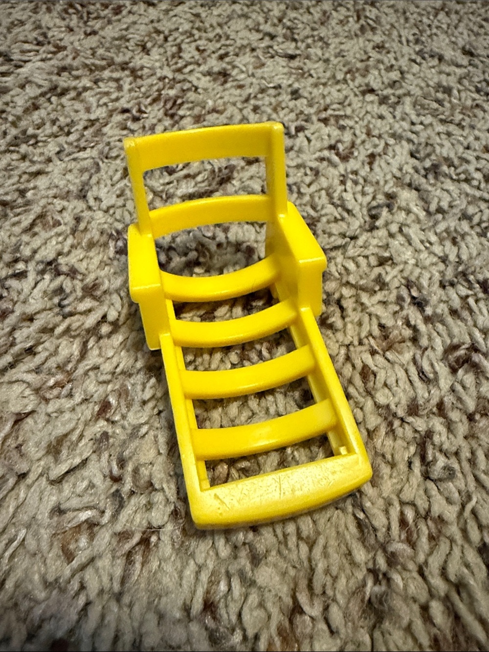Vintage Fisher Price Little People Pool Chair Lounger Recliner